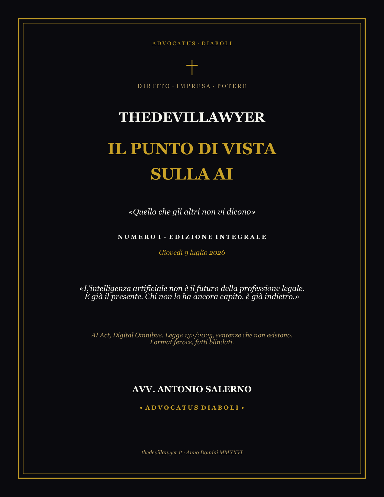 Il Punto di Vista — N. I
